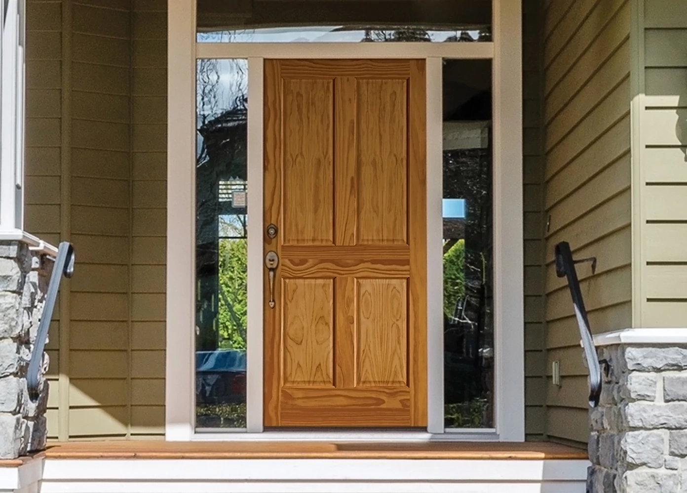 This image depicts a wooden door from Masonite.